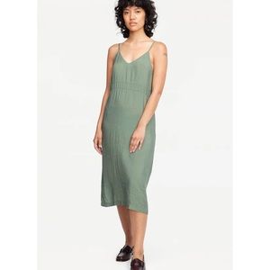 LACAUSA Midi Slip Dress NWT